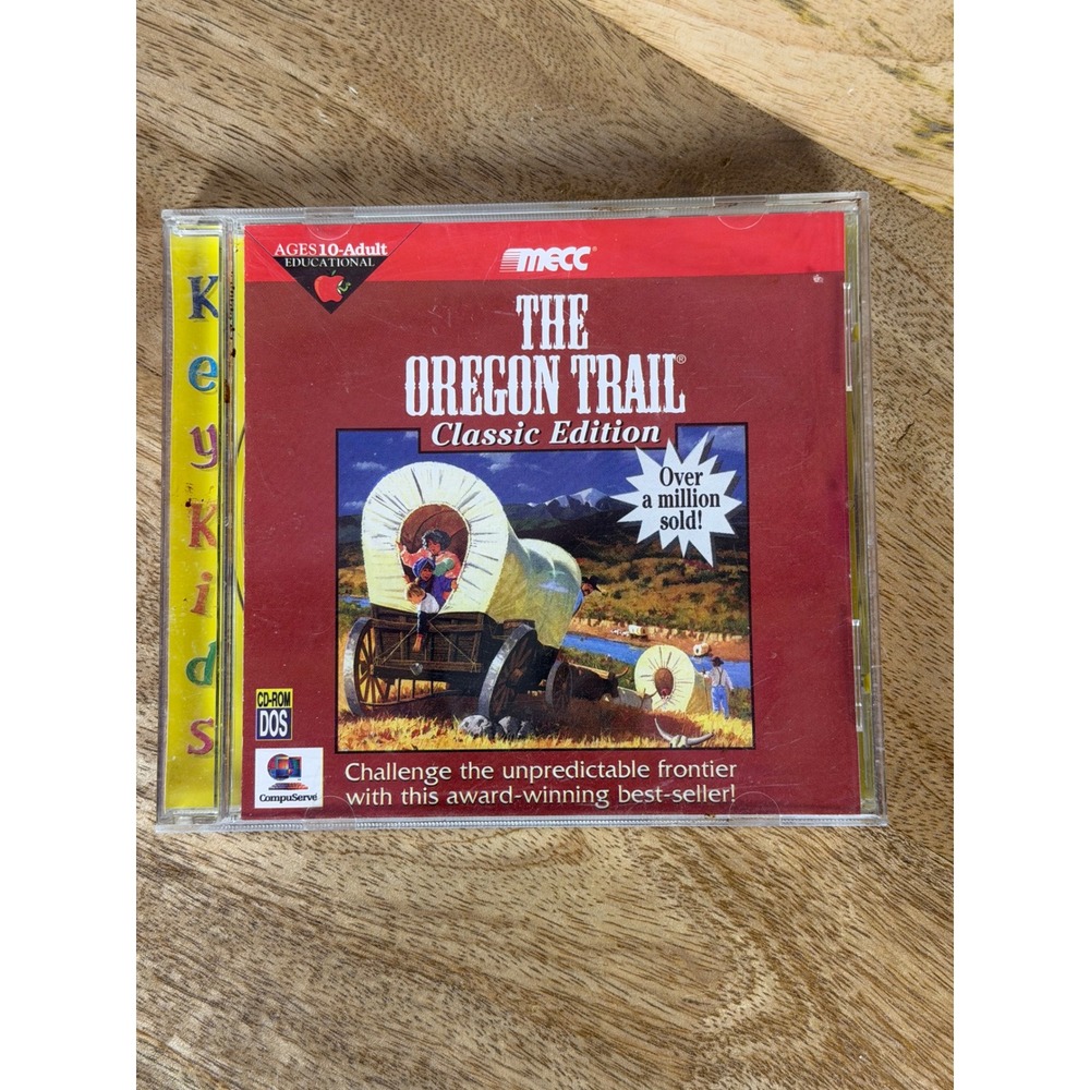The Oregon Trail Classic Edition PC CD-ROM 1996 SoftKey MECC MS-DOS Vintage Game